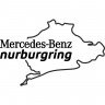 Виниловая наклейка на автомобиль - Mercedes-Benz Nurburgring | Мерседес-Бенц Нюрбургринг