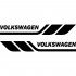 Набір вінілових наклейок на борт автомобіля - Volkswagen (2 шт) Набір вінілових наклейок на борт автомобіля - Volkswagen (2 шт)