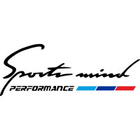 Виниловая наклейка на автомобиль - Sports mind BMW Performance 