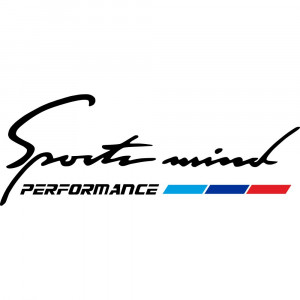 Вінілова наклейка на автомобіль - Sports mind BMW Performance