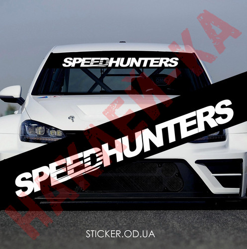 Солнцезащитная наклейка на лобовое стекло автомобиля - SpeedHunters, 135*20 см Солнцезащитная наклейка на лобовое стекло автомобиля - SpeedHunters, 135*20 см