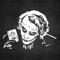 Виниловая наклейка на автомобиль - Джокер (Joker)