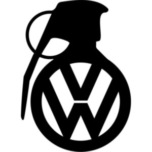 Вінілова наклейка на автомобіль - Граната Volkswagen