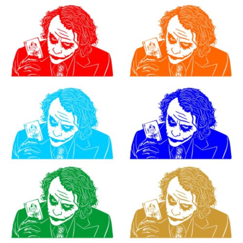 Виниловая наклейка на автомобиль - Джокер (Joker) v2