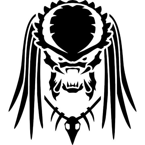 Виниловая наклейка на автомобиль - Хищник | Predator v6
