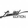 Виниловая наклейка на автомобиль - Limited Edition Виниловая наклейка на автомобиль - Limited Edition