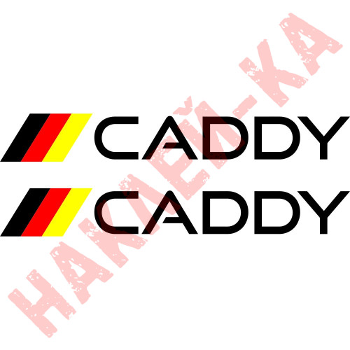 Набір вінілових наклейок на автомобіль - Volkswagen Caddy (2шт)