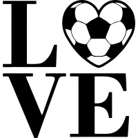 Вінілова наклейка на автомобіль - Футбол LOVE