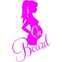 Виниловая наклейка на автомобиль - Mama on Board v2