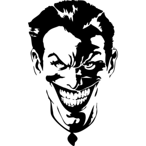 Вінілова наклейка на автомобіль - Джокер (Joker) v4