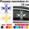 Вінілова наклейка на автомобіль - Повітряні сили Збройних сил України Вінілова наклейка на автомобіль - Повітряні сили Збройних сил України