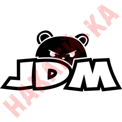 Виниловая наклейка на автомобиль - JDM панда