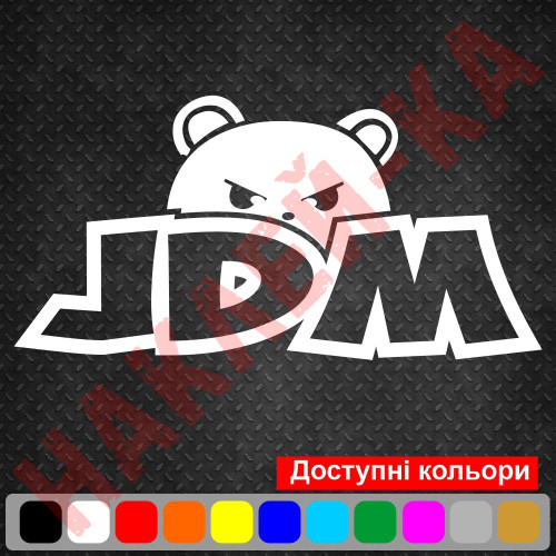 Виниловая наклейка на автомобиль - JDM панда