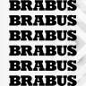 Наклейки на супорти та диски - Brabus (6 шт.)