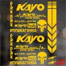 Набор наклеек на мотоцикл, мопед, скутер, в стиле Kayo, 40*30 см Набор наклеек на мотоцикл, мопед, скутер, в стиле Kayo, 40*30 см