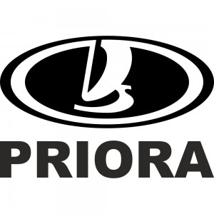 Вінілова наклейка на автомобіль - Lada Priora