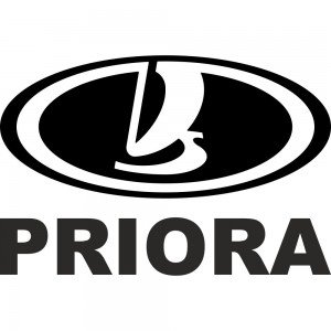 Виниловая наклейка на автомобиль - Lada Priora