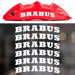 Наклейки на супорти та диски - Brabus v2 (6 шт.)
