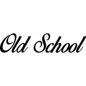 Вінілова наклейка на автомобіль - Old School | Стара школа