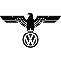 Вінілова наклейка на автомобіль - Орел Volkswagen