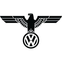 Вінілова наклейка на автомобіль - Орел Volkswagen