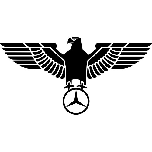 Виниловая наклейка на автомобиль - Орёл Mercedes-Benz