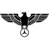 Виниловая наклейка на автомобиль - Орёл Mercedes-Benz