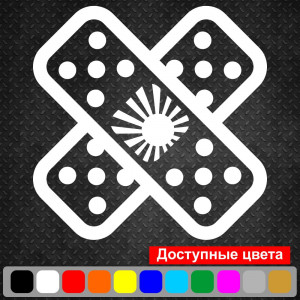 Вінілова наклейка на автомобіль - Пластир JDM v2