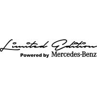 Наклейка на автомобіль - Limited Edition Powered by Mercedes-Benz