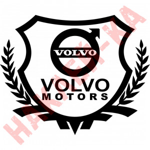 Вінілова наклейка на автомобіль - Volvo Motors Щит із логотипом