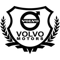 Вінілова наклейка на автомобіль - Volvo Motors Щит із логотипом