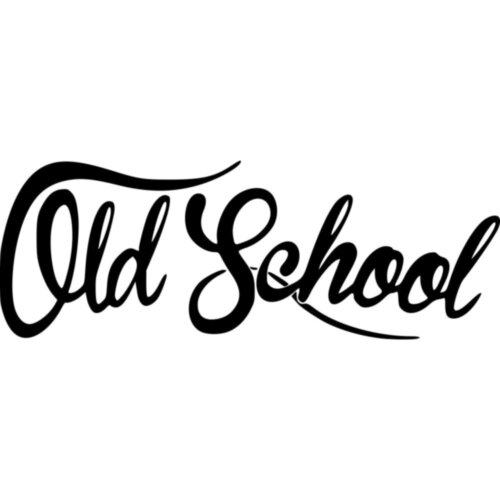 Вінілова наклейка на автомобіль - Old school | Стара школа v3