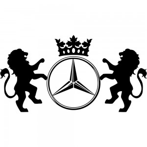 Вінілова наклейка на автомобіль - Леви Mercedes-Benz