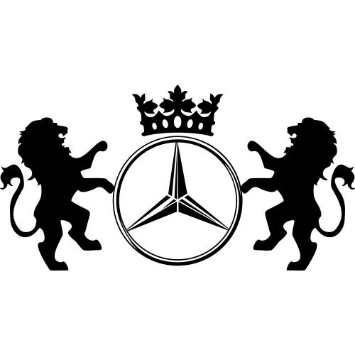 Вінілова наклейка на автомобіль - Леви Mercedes-Benz