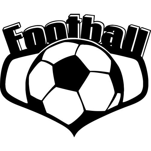 Вінілова наклейка на автомобіль - Football | Футбол