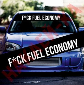 Солнцезащитная наклейка на лобовое стекло автомобиля - FUCK FUEL ECONOMY, 135*20 см Солнцезащитная наклейка на лобовое стекло автомобиля - FUCK FUEL ECONOMY, 135*20 см