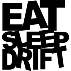 Вінілова наклейка на автомобіль - Eat Sleep Drift