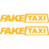 Набір вінілових наклейок на автомобіль - Fake Taxi (2шт) Набір вінілових наклейок на автомобіль - Fake Taxi (2шт)