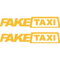 Набор виниловых наклеек на автомобиль - Fake Taxi (2шт)