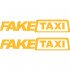 Набір вінілових наклейок на автомобіль - Fake Taxi (2шт)