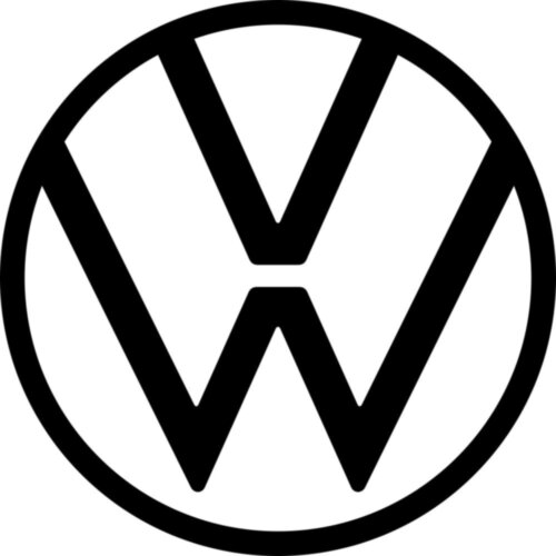 Виниловая наклейка на автомобиль - Логотип Volkswagen New