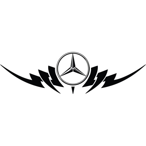 Виниловая наклейка на автомобиль - Mercedes Tribal