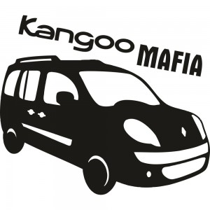 Виниловая наклейка на автомобиль - Kangoo Mafia