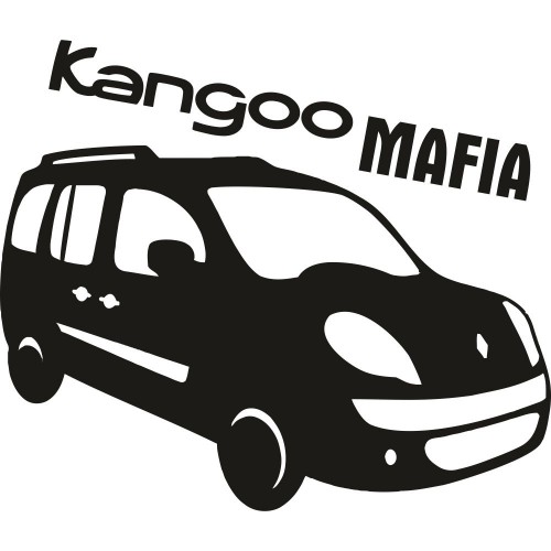 Вінілова наклейка на автомобіль - Kangoo Mafia