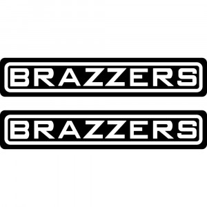 Набір вінілових наклейок на автомобіль - Brazzers (2шт)