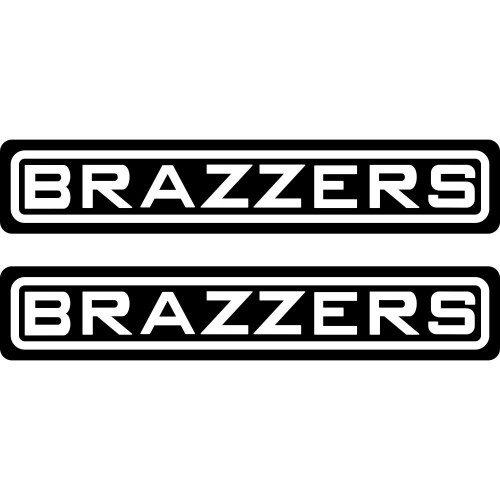 Набір вінілових наклейок на автомобіль - Brazzers (2шт)