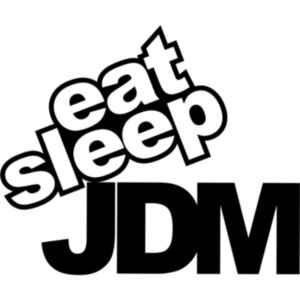 Вінілова наклейка на автомобіль - Eat Sleep JDM v2