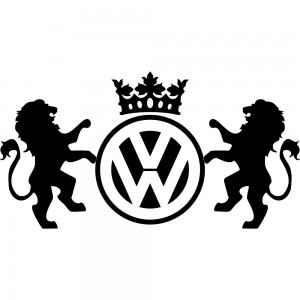 Вінілова наклейка на автомобіль - Леви Volkswagen