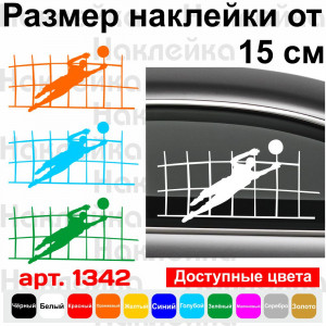 Вінілова наклейка на автомобіль - Воротар (футболіст)