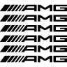 Комплект наклейок на супорта - AMG (6 шт.) v2 Комплект наклейок на супорта - AMG (6 шт.) v2